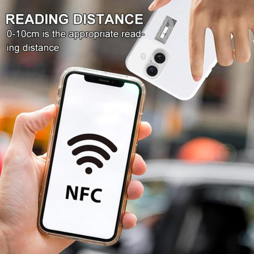 Étiquette électronique RFID compatible avec téléphone portable NPC, modèle : HF, incrustation humide 11 x 21 mm, 100 pièces SR0203445-07